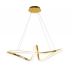 2137/LED PENDENTE HOLINS DOURADO ESCOVADO 78X20CM 44W