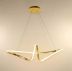 2137/LED PENDENTE HOLINS DOURADO ESCOVADO 78X20CM 44W