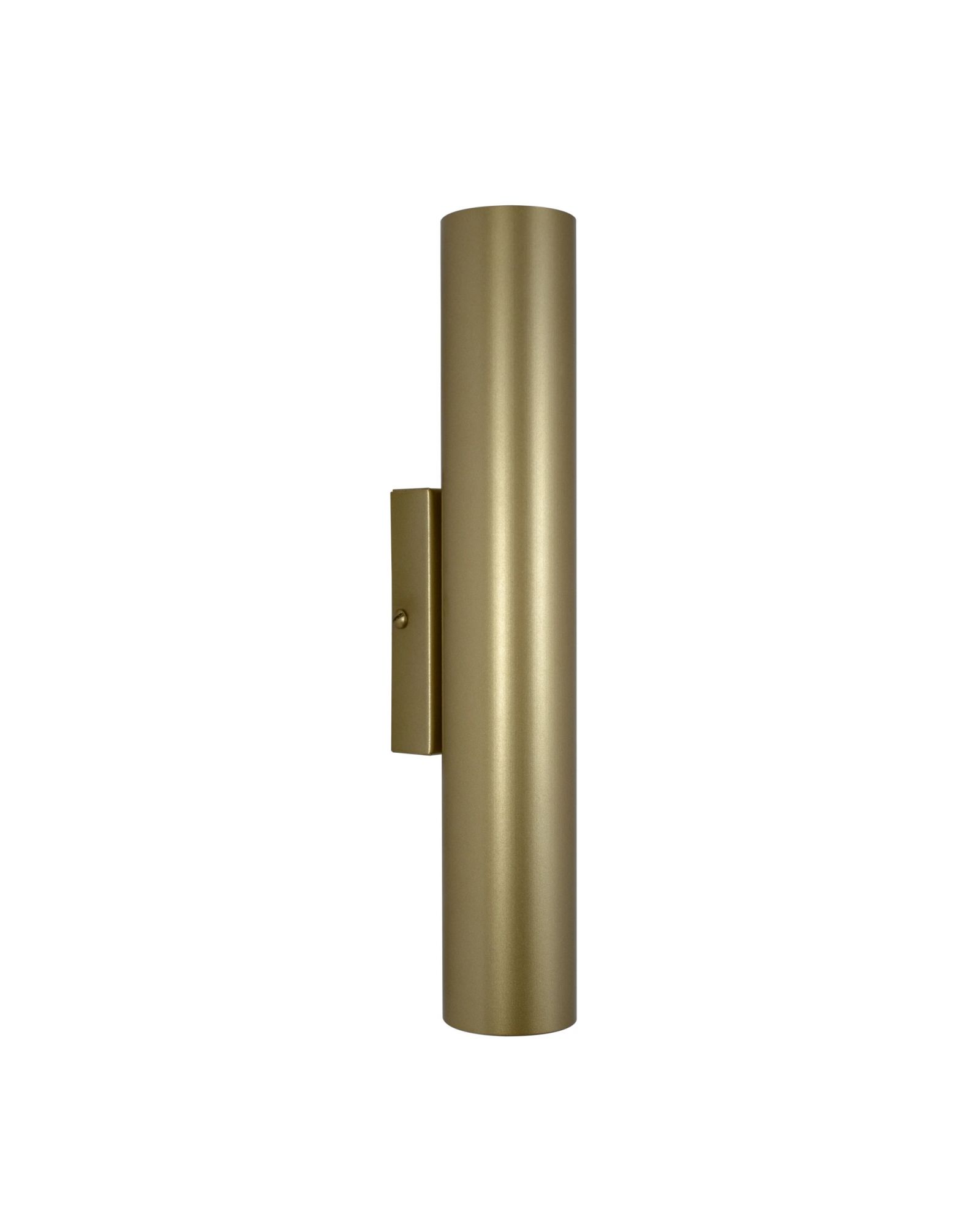 ARANDELA TUBO REDONDA 2*MR16 40*6CM DOURADO