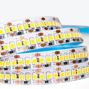 FITA LED 12V 2835 240 LEDS BRANCO QUENTE 3000K 5M IRC > 80