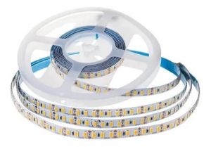 FITA LED 12V 2835 120 LEDS BRANCO QUENTE 3000K 5M