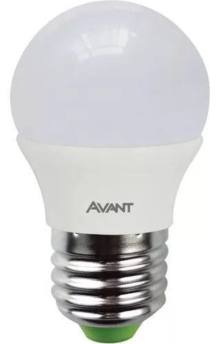 LAMPADA BOLINHA LEITOSA G45 LED 4W 2400K AMBAR E27