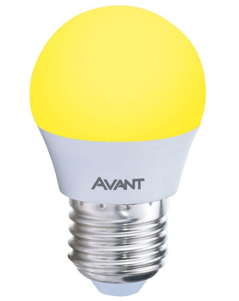 LAMPADA BOLINHA 3W AMARELO