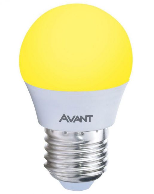 LAMPADA BOLINHA 3W AMARELO