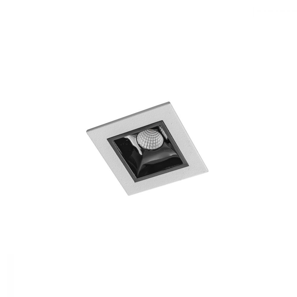 LUMINARIA EMBUTIR PONTUAL PICCO 1 LED 48º 3W 2700K MISTO 4991-MA-S-BM