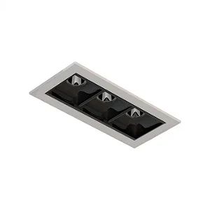 LUMINARIA EMBUTIR PONTUAL PICCO 3 LEDS 48° 7W 2700K MISTO 4992-MA-S-BM/RB-V1