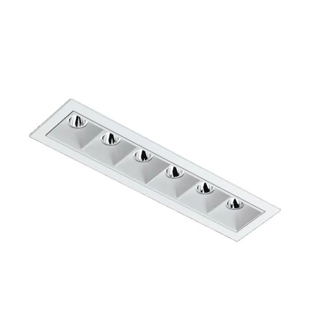 LUMINARIA EMBUTIR PONTUAL PICCO 6 LEDS 34° 14W 2700K MISTO 4993-AB-S-BM-V1