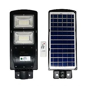 LUMINARIA SOLAR DE RUA 1 MODULO 50W BRANCO FRIO 6500K