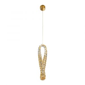 PENDENTE 12W 3000K 45CM GOLD / DOURADO - DCD02806