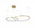 PENDENTE LED DAIRE 45/60CM 49W 3000K DOURADO