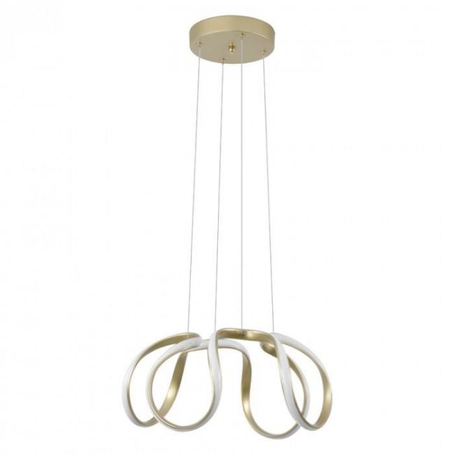 PENDENTE LED ZALA 39W 3000K BQ DOURADO