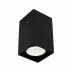 PLAFON QUADRADO MR16 PRETO CUBE I 57*57*85MM