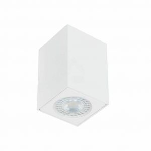 PLAFON QUADRADO MR16 BRANCO CUBE I 57*57*85MM