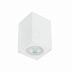 PLAFON QUADRADO MR16 BRANCO CUBE I 57*57*85MM