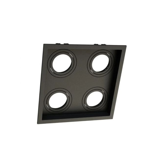 SPOT ABS EMBUTIR RECUADO 4X PAR20 PRETO 235X235X35MM