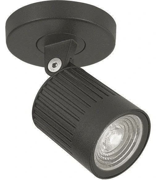 SPOT COM CANOPLA MINI LED 6W 2700K 30° PRETO 3037-MD-S-PM-V1