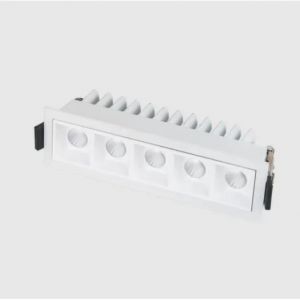 SPOT DE EMBUTIR 30° IRC>90 5 LEDS 10W 2700K BRANCO