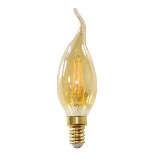 LAMPADA FILAMENTO C35 VELA CHAMA 2W 2200K 127V E14 